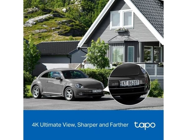 TP-Link Tapo C660 KIT, IP-sikkerhetskamera, Utendørs, Ledning & Trådløs, Amazon Alexa & Google Assistant, CB, CE, FCC, DOE, CEC, RCM, KC, JFR,VCCI,...