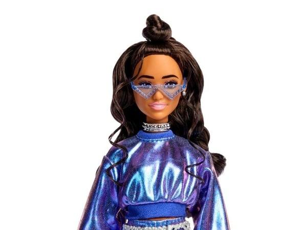 Barbie Deluxe Style Blue Sweater Latina Doll