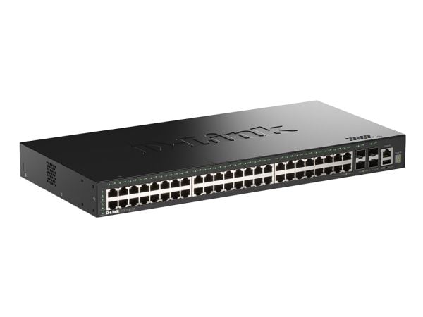 D-Link SmartPro DGS-1530-52 - Switch - smart - 48 x 10/100/1000 + 4 x 10 Gigabit SFP+ - stasjonær, rackmonterbar