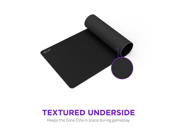 NZXT Zone Elite - Musematte - stor - svart
