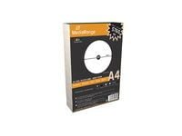 MediaRange - Hvit - CD (15 x 118 mm) 100 etikett(er) (50 ark x 2) CD/DVD etiketter