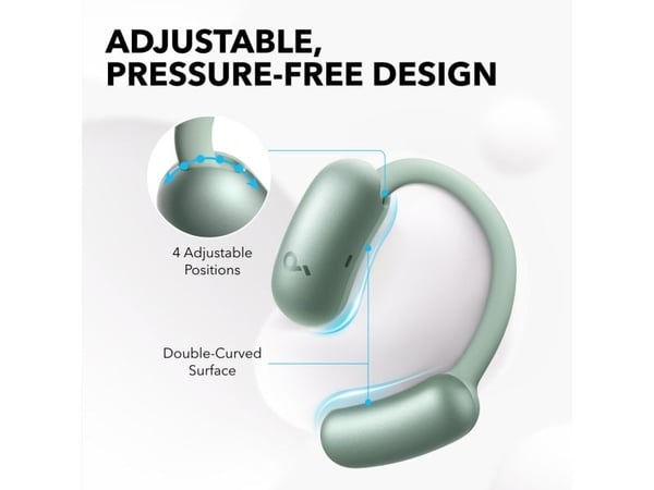Anker Soundcore Aero Fit 2 langattomat Bluetooth-kuulokkeet vihreä