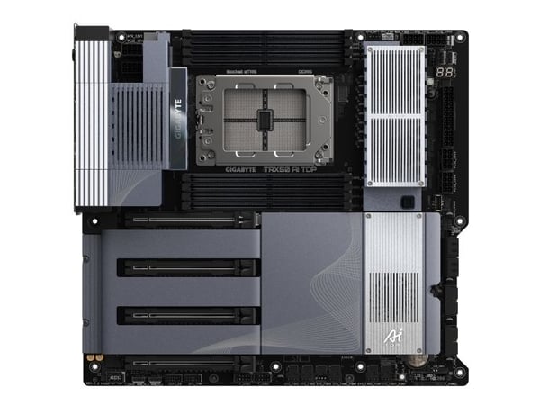 GIGABYTE TRX50 AI TOP-2B, AMD, Socket sTR5, AMD Ryzen Threadripper 7000 Series, AMD Ryzen Threadripper PRO 7000 WX-Series, Socket sTR5, DDR5-SDRAM,...