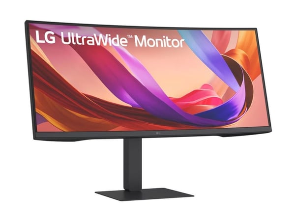 LG UltraWide 34U650A-B - LED-skjerm - kurvet - 34" - 3440 x 1440 UWQHD @ 100 Hz - IPS - 300 cd/m² - 1000:1 - HDR10 - 5 ms - HDMI, DisplayPort, USB-...