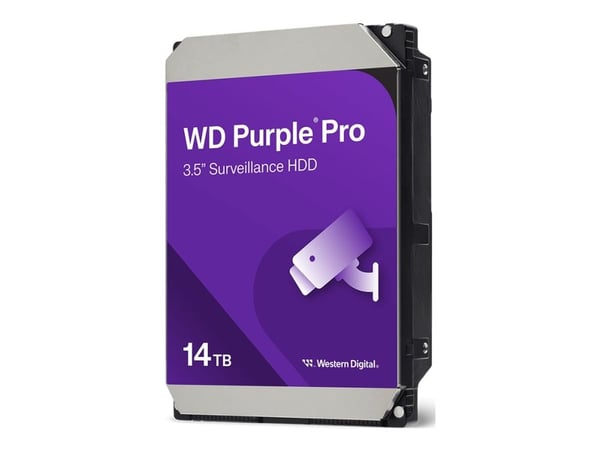 WD Purple Pro 14TB 3,5'' SATA III (6 Gb/s) serverstasjon (WD142PURP)