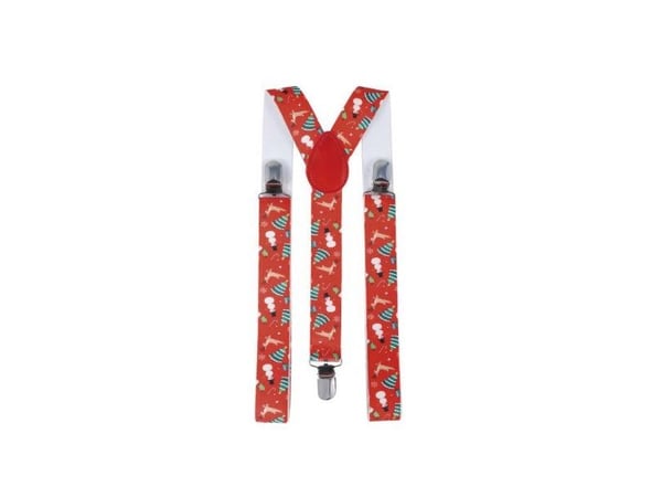 Röda julsuspender