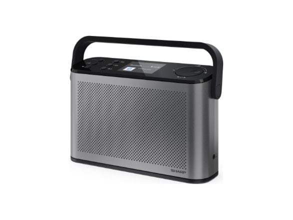 Sharp Osaka DR-P540 - Bärbar DAB-radio - inget operativsystem - åskmolnsgrå