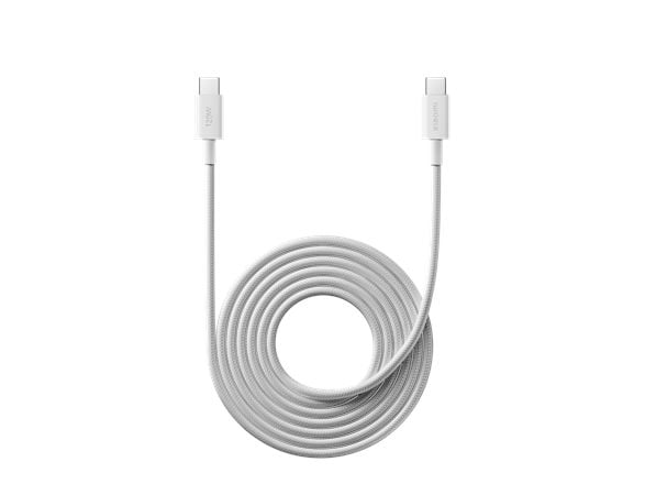 Xiaomi - USB-kabel - USB-C (hann) til USB-C (hann) - USB 2.0 - 6 A - 2 m - secure, Fast Charging up to 120W - hvit