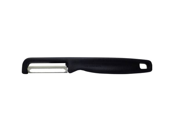 Victorinox Iota, Frukt- och grönsaker, Rak grönsaksskalare, Svart, Polypropylen, Hängögla, 165 mm
