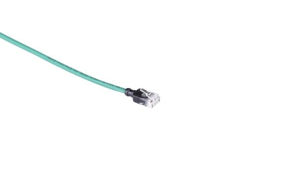 Mercodan 371926010, 1 m, Cat6a, U/UTP (UTP), RJ-45, RJ-45, Grønn