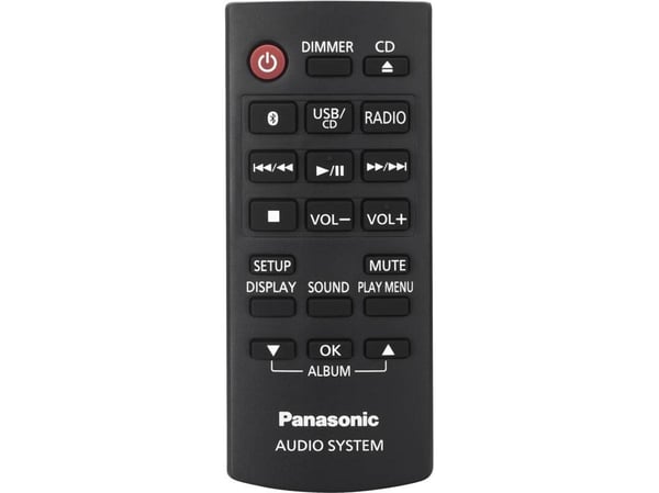 Panasonic SC-PM704 - Mikrosystem - 80 watt (totalt) - sølv