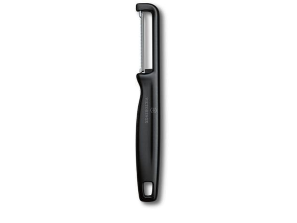 Victorinox Iota, Frukt- och grönsaker, Rak grönsaksskalare, Svart, Polypropylen, Hängögla, 165 mm