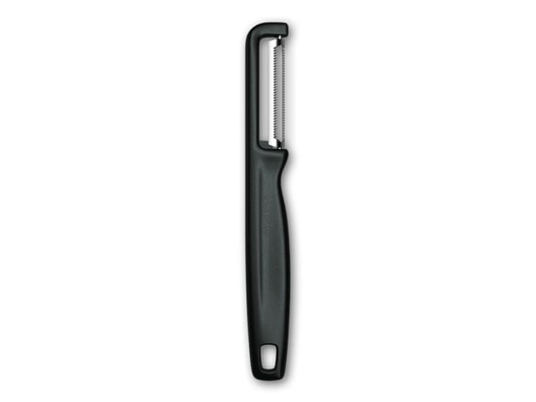 Victorinox Iota, Frukt- och grönsaker, Rak grönsaksskalare, Svart, Polypropylen, Hängögla, 165 mm