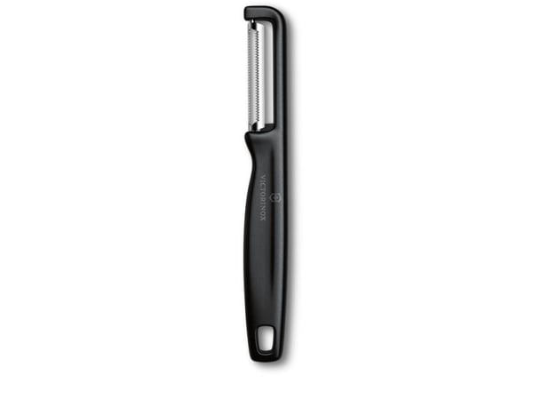 Victorinox Iota, Frukt- och grönsaker, Rak grönsaksskalare, Svart, Polypropylen, Hängögla, 165 mm
