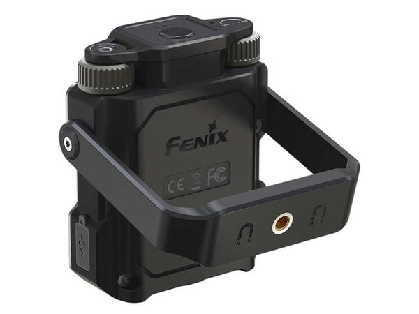 Fenix CL27R, Sort, Grønn, Rotasjon, Batterinivå, IP66, LED, 5700 K