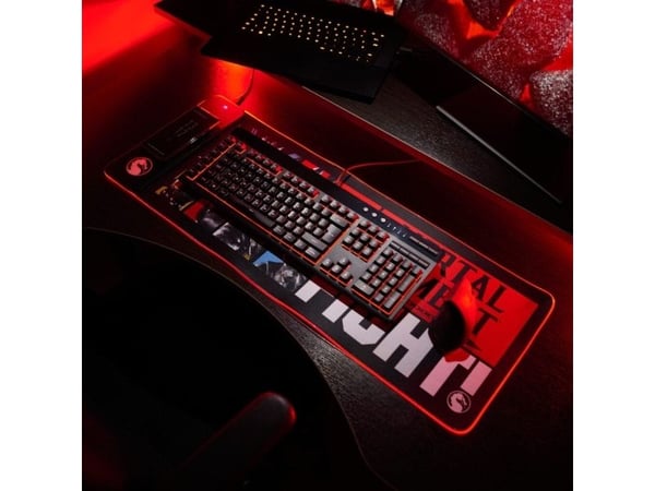 Numskull Games 154922, Sort, Flerfarget, Rød, Bilde, USB-strøm, Antiskliunderlag, Musematte til gaming