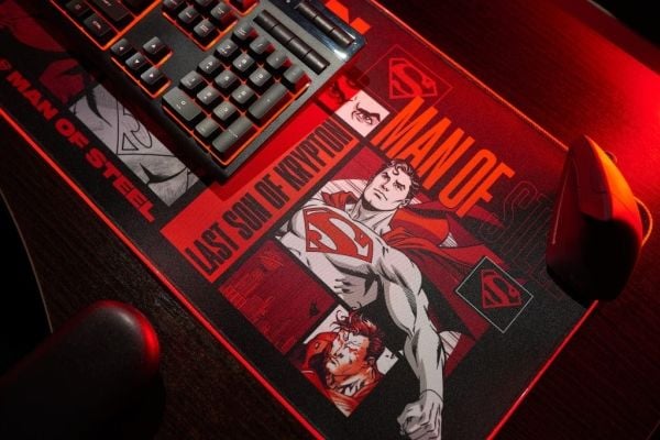 Numskull Games 154923, Sort, Flerfarget, Rød, Bilde, USB-strøm, Antiskliunderlag, Musematte til gaming