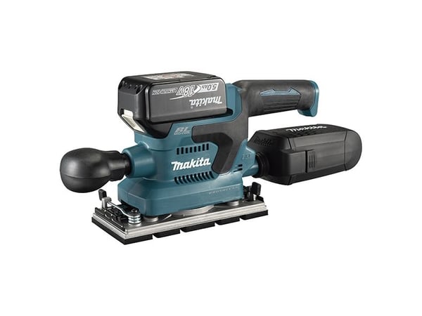 MAKITA.OSCILL SANDLER. 18V 93x185mm DBO380RTJ 2x5Ah