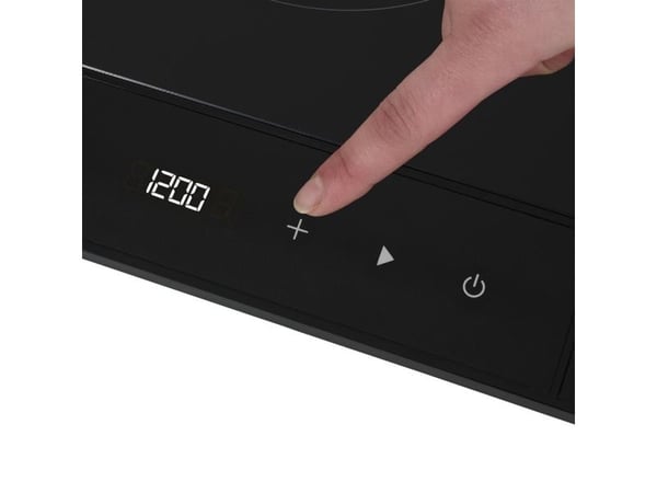 Induktionsplatta Dual IK-6162 19&amp;16cm LCD kosketusnäyttöön