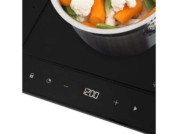 Induktionsplatta Dual IK-6162 19&amp;16cm LCD kosketusnäyttöön