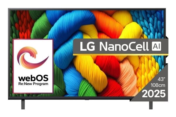 LG TV LCD 43" 4K 43NANO80A3B