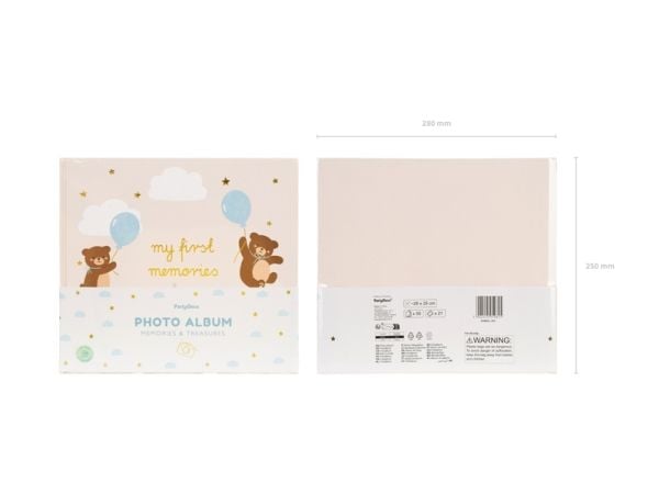 Bamse Fotoalbum 28x25 cm 50 ark