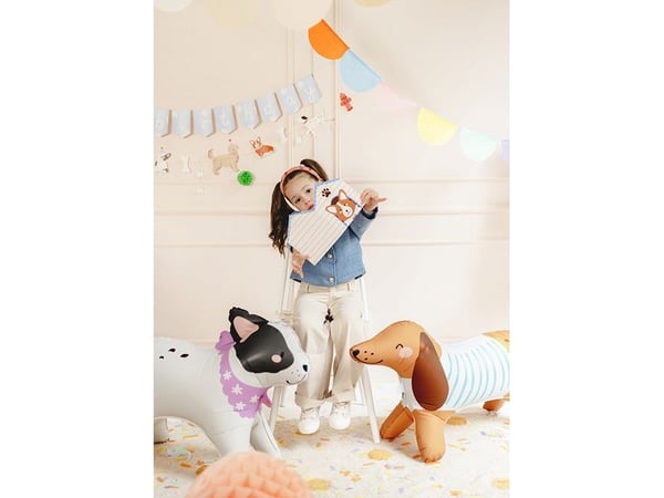 Stående ballongfolie Dachshund 89x58cm blanding 64706