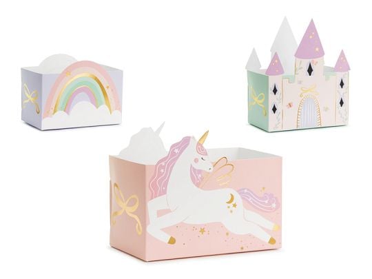 PartyDeco FNS10, Papir, Flerfarget, Bilde, Fødsel, Rektangulær, Gutt/Jente