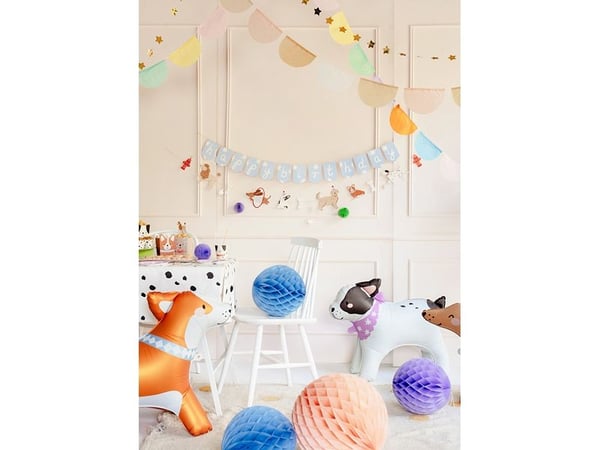 PartyDeco GRL121, Vimpelslinga, papper, Multifärg, Bild, Födelsedag, Vägg