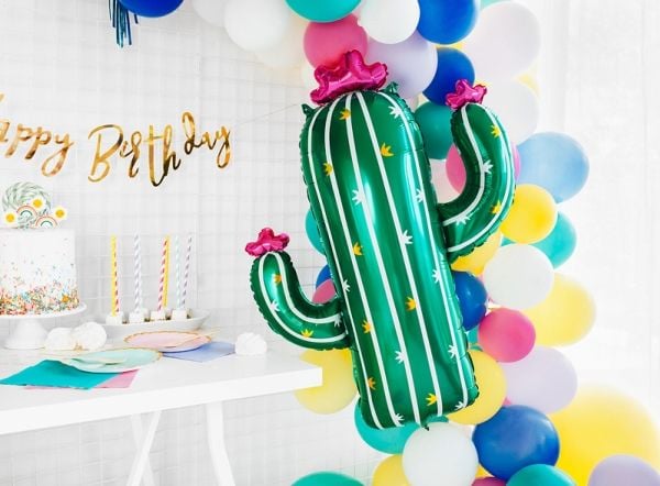 PartyDeco GRL75-019M, Vimpler, Papir, Gull, Bursdag, Vegg, Gutt/Jente