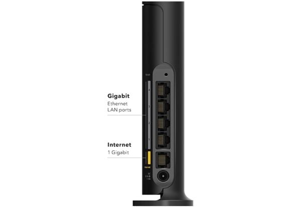 NETGEAR Nighthawk RAX9 - Trådløs ruter 4-portssvitsj - 1GbE - Wi-Fi 6 - Dobbeltbånd