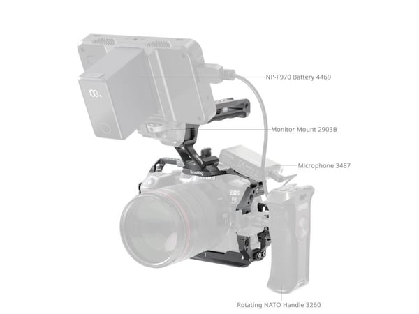 SmallRig 5197, 135 mm, 177,4 mm, 183,1 mm, 340,4 g, 157,5 mm, 167 mm