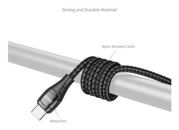 SmallRig 5113, 1 m, USB C, USB C, USB 2.0, musta