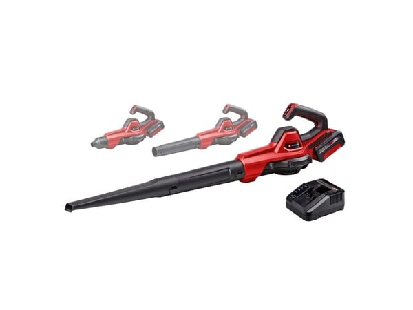 Einhell GE-UB 18/250 Li E 1x4.0Ah Akku 3433560 Akku-Geblaese Laubbläser inkl. Akku inkl, Manuell gressklipper, 250 km/t, 120 m³/t, N, Y, Svart, Rød...