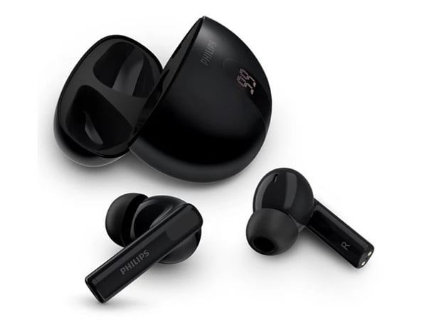 Philips TAT2520BK - True wireless-hodetelefoner med mikrofon - i øret - Bluetooth - svart