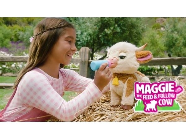 FurReal Maggie The Feed & Follow Cow FurReal Maggie The Feed & Follow Cow