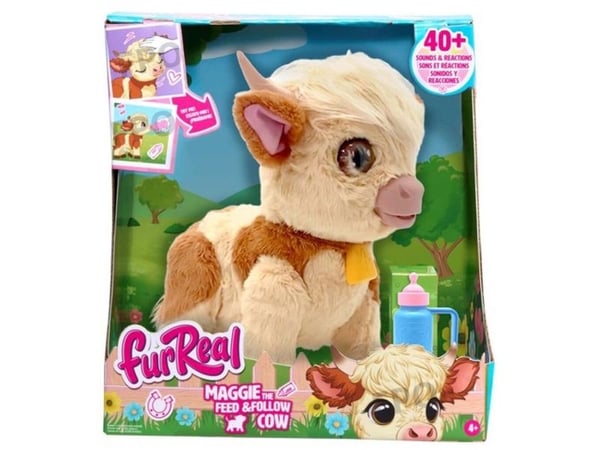 FurReal Maggie The Feed & Follow Cow