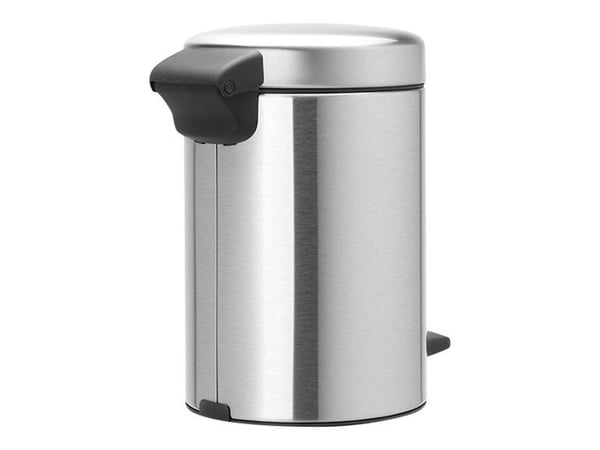 Brabantia newIcon - Søppelbøtte - flipp-lokk - 3 L - fotpedal - mattstål
