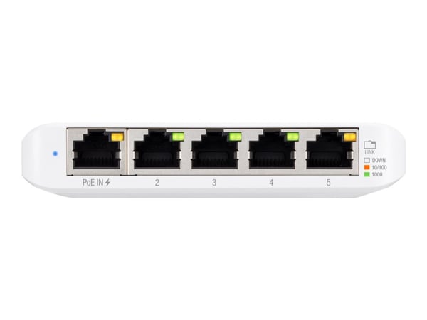 Ubiquiti Networks UniFi USW Flex Mini, Hallittu, L2, Gigabit Ethernet (10/100/1000), Power over Ethernet -tuki