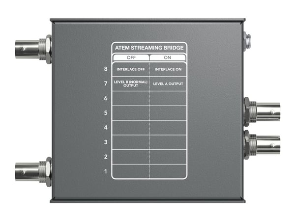 Blackmagic ATEM Streaming Bridge - H.264 streaming media decoder