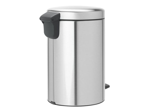 Pedalspand Brabantia Newlcon 12 ltr. stål mat sort