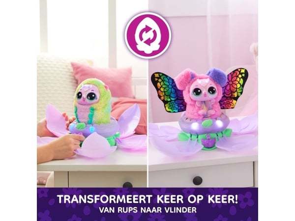 Hatchimals EGG INA Bloomables Kittyfly GML, Poika/tyttö, 5 vuosi/vuosia, Tuottaa ääntä