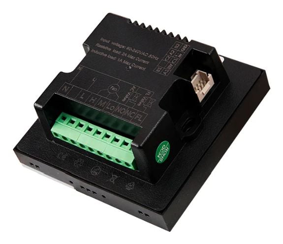 Shelly LinkedGo smartes HVAC-Thermostat, Digital termostat, 802.11b, 802.11g, Wi-Fi 4 (802.11n), Sort, 30 m, 50 m, 5 - 35 °C