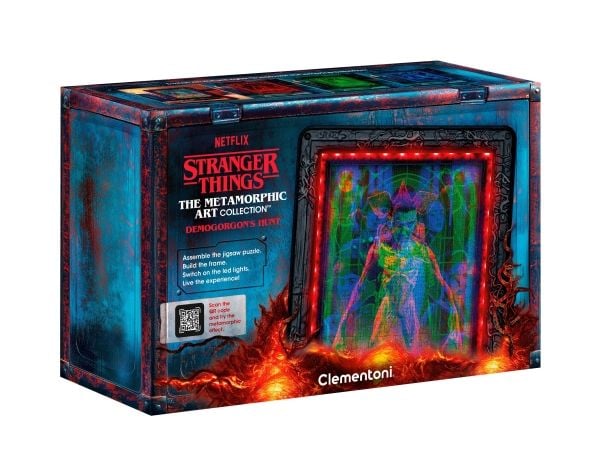 Clementoni The Metamorphic Art Collection - Stranger Things, 520 kpl, Televisio/Elokuvat, 18 vuosi/vuosia