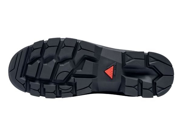 Uvex 2 MACSOLE, Unisex, Voksen, Vernesko, Sort, Oransje, EN, ESD, FO, HI, HRO, S1P, S3, SRC, Hurtigsnører