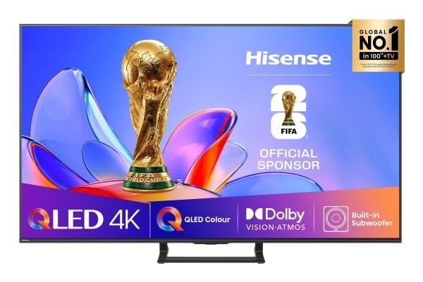 Hisense A7Q 65A7Q, 165,1 cm (65"), 3840 x 2160 pikseliä, QLED, Älytelevisio, Wi-Fi, Musta