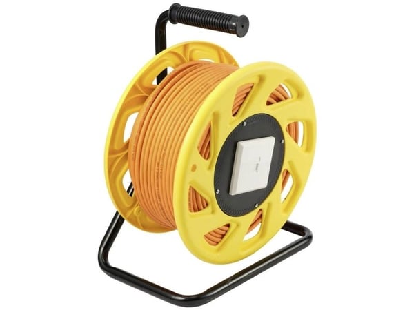 Renkforce RJ45 verkkojohtorumpu CAT 7a S/FTP 90,00 m oranssi pyöreä Renkforce RJ45 verkkojohtorumpu CAT 7a S/FTP 90,00 m oranssi pyöreä