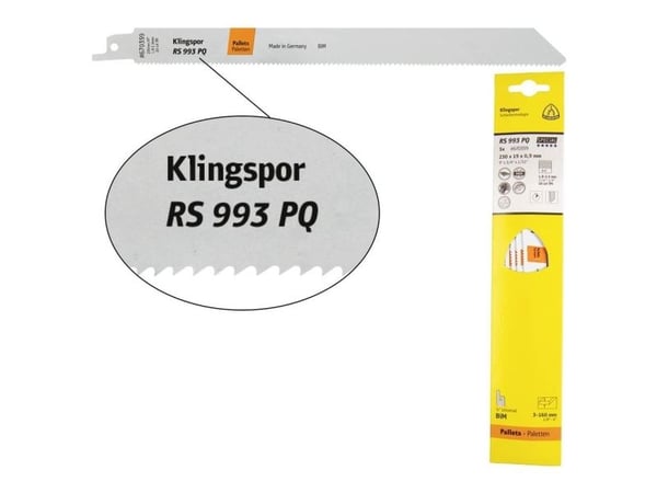 Klingspor 670359 bajonettsagblad lengde 210 mm 5 stk