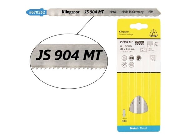 Klingspor 670532 stikksagblad 5 stk