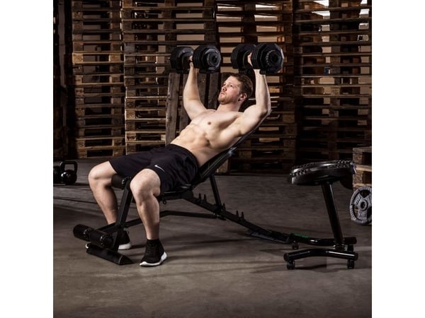 Tunturi 14TUSCL383, justerbar dumbbell, Sort, 25 kg, 42,5 cm, 1 stykker